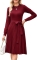 Womens Sweater Dresses Fall Winter Long Sleeve Crew Neck dress